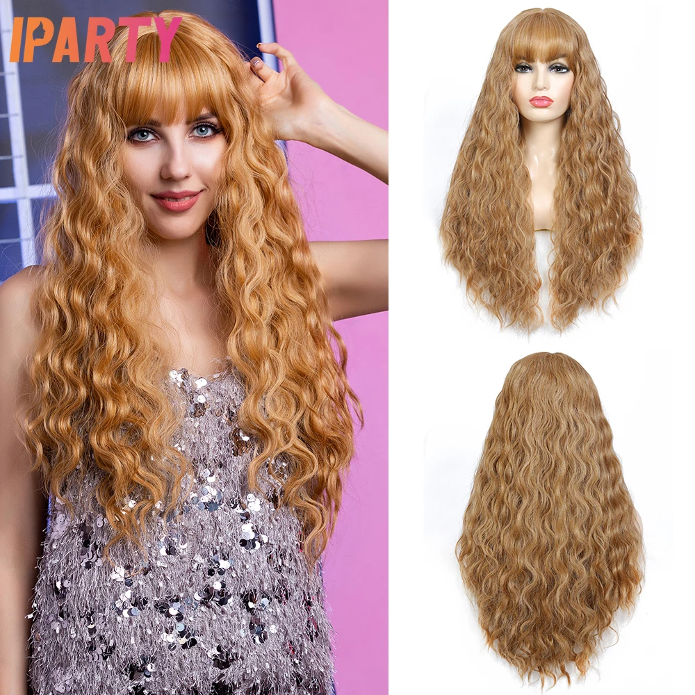 Синтетические светлые парики для женщин длинные супер кудрявые 6 цветов в