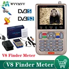 Приемник спутникового сигнала, V8, SatFinder, цифровой, DVB SS2S2X HD 1080P