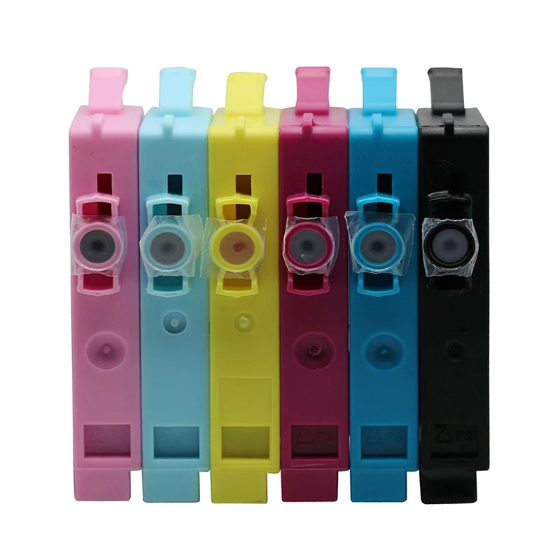 Совместимый чернильный картридж для принтера Epson T0811 0812 0813 Stylus photo 1410 R270 R390 RX590 R290