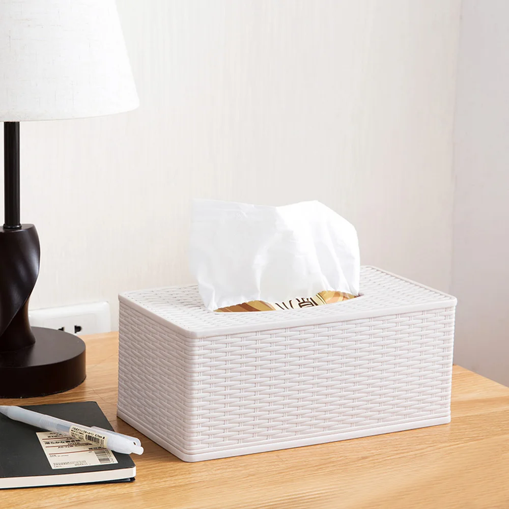 Пластиковая коробка для салфеток Домашний Настольный Многофункциональный