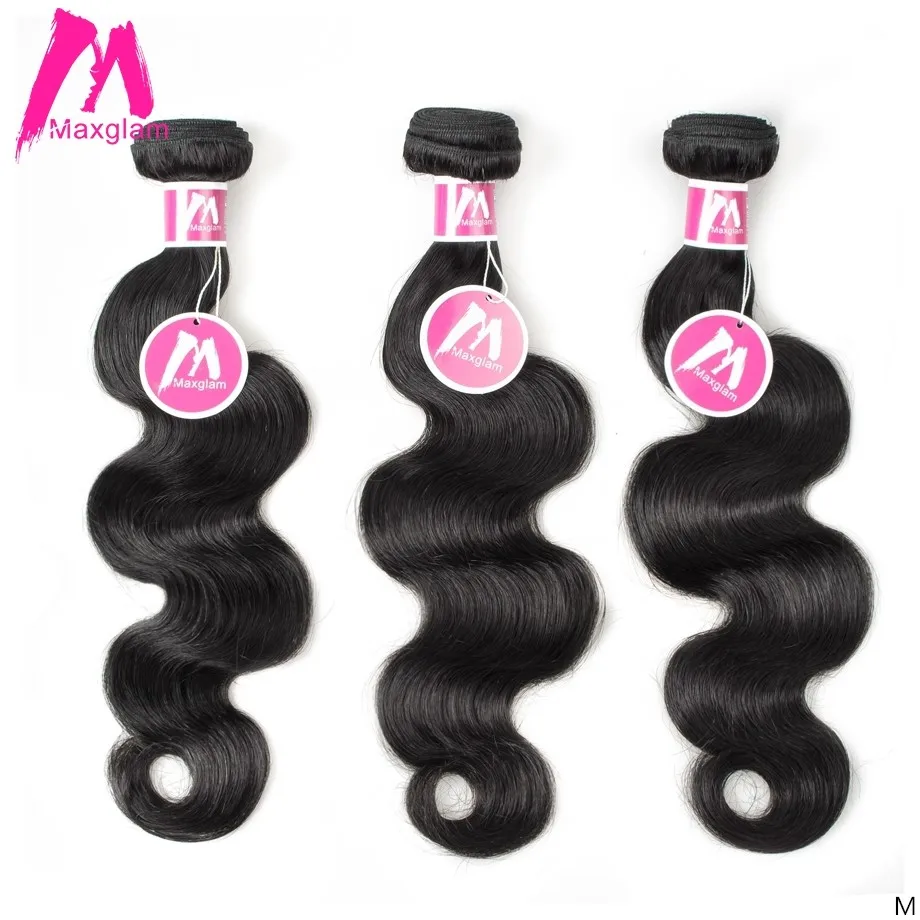 Maxglam индийские натуральные кудрявые пучки волос волнистые короткие 8 30 дюймов