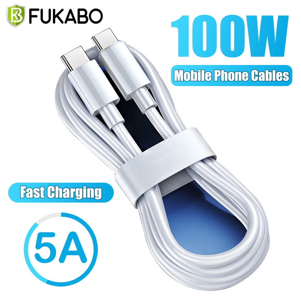 100W кабель Переходник USB C на с разъемом Type USBC Быстродействующее зарядное