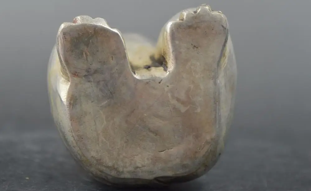 Китайский тибетский серебристый резной охранник Foo Собаки статуи Львов | Дом и