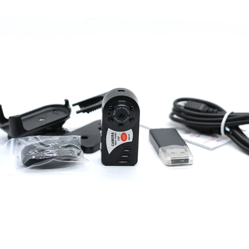 Mini Q7 Camera 480P Wifi DV DVR Wireless IP Cam Video Camcorder Recorder Infrared Night Vision Small Cameras | Электроника