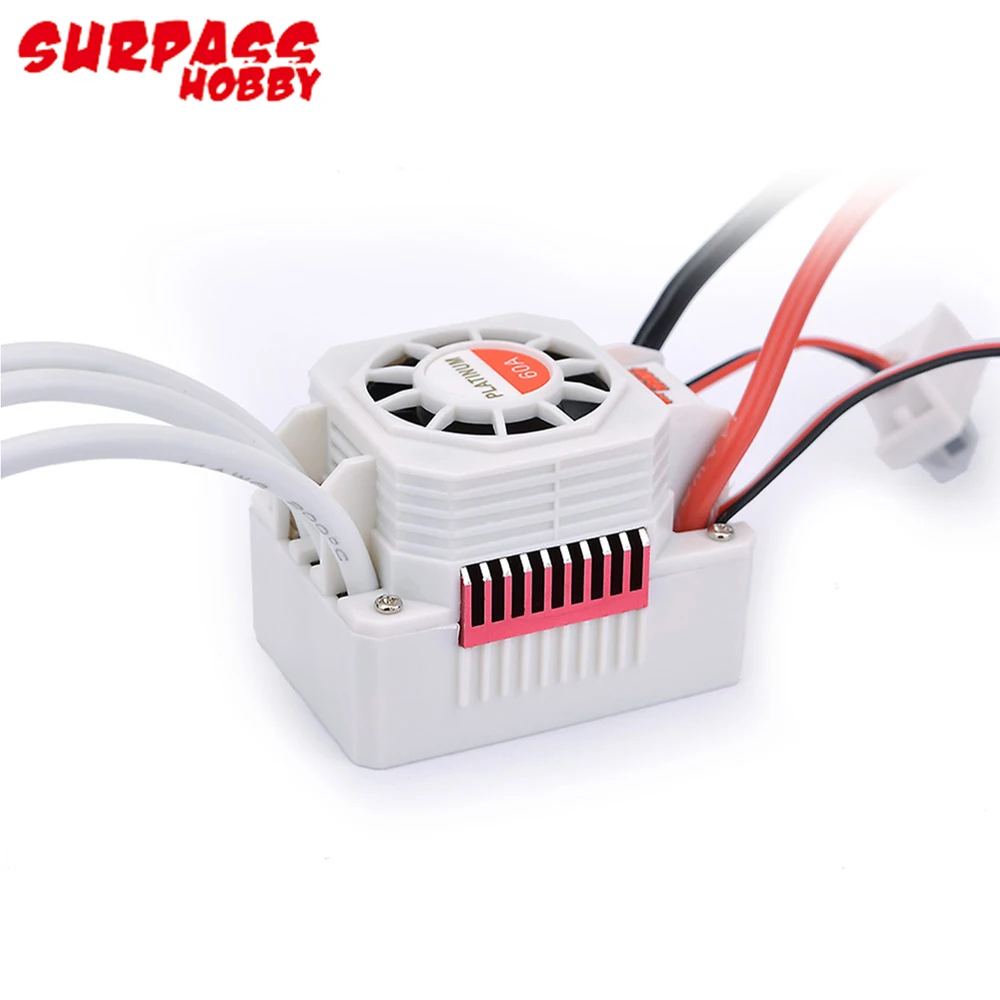 Водонепроницаемая машинка Surpass Hobby Platinum 45A/60A ESC для радиоуправляемых