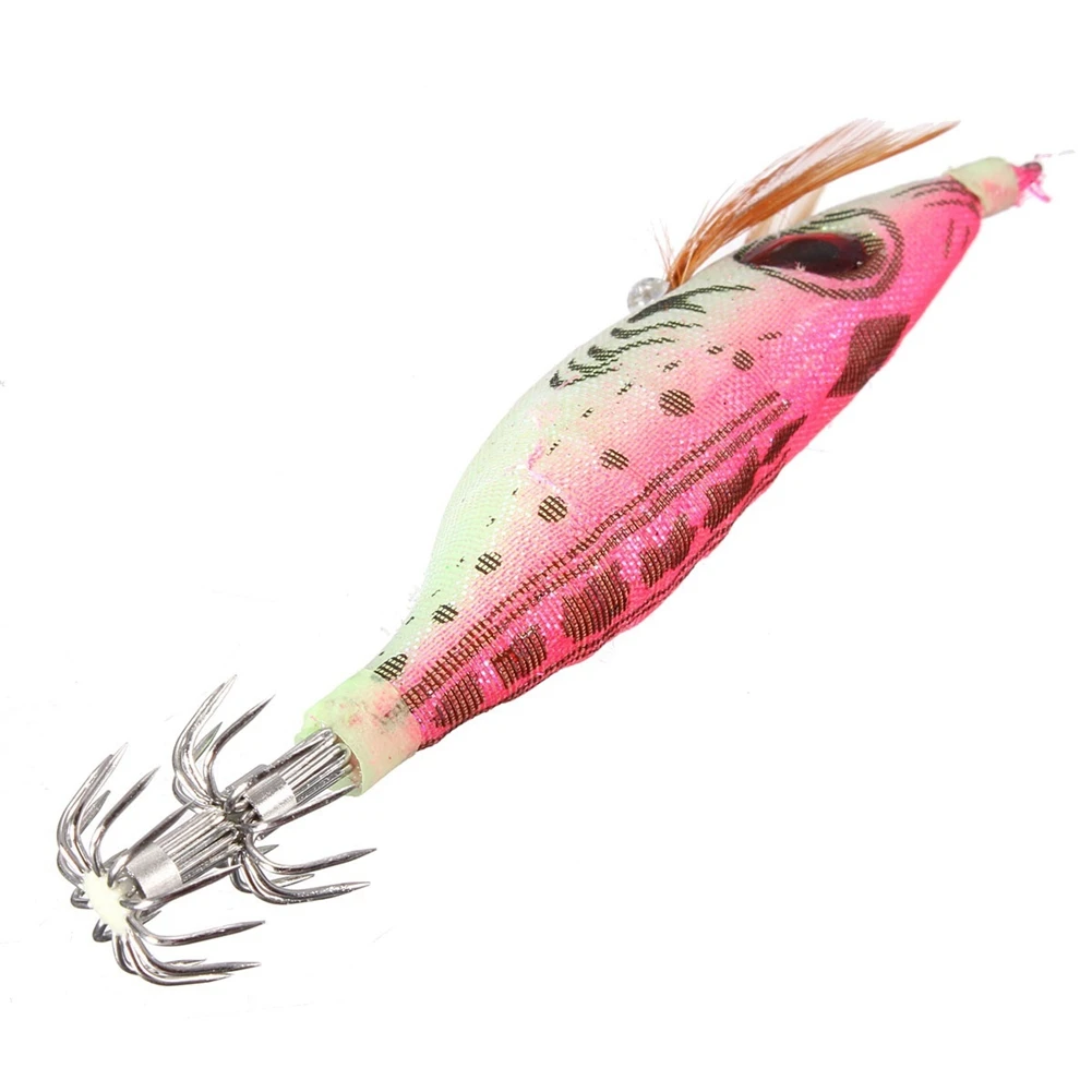 Рыболовные приманки флуоресцентная кальмарная наживка 10 см креветка Приманка