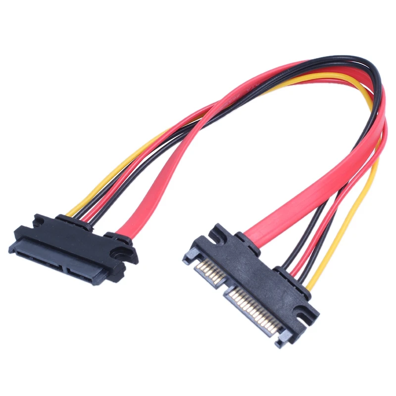 30 см кабель удлинитель для передачи данных SATA M / F 22P 7 + 15pin|Кабели VGA| |