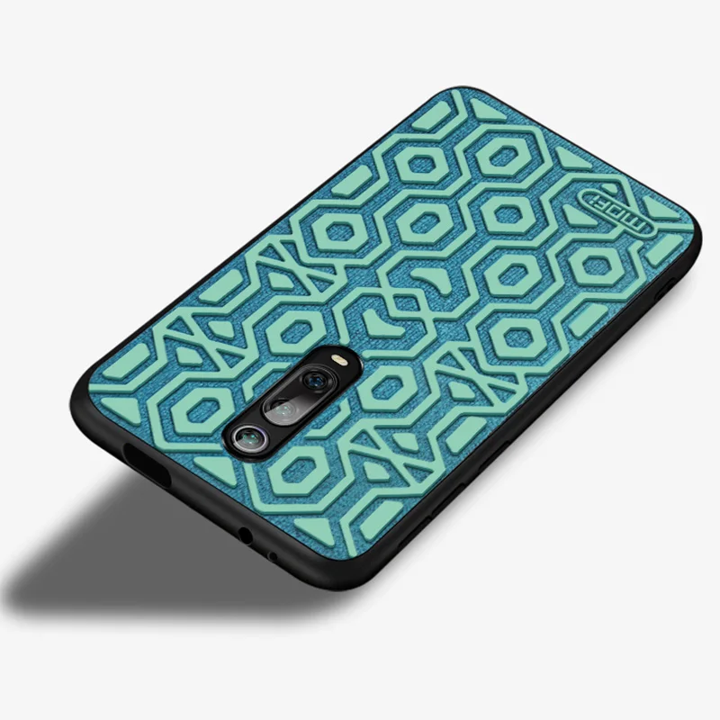 Green Для Xiaomi mi 9T Pro чехол MOFI для Xiaomi mi 9T чехол mi 9T нескользящий Противоскользящий предотвращающий падение скольжения перемещение стереоскопический K20 чехол - Цвет: Green