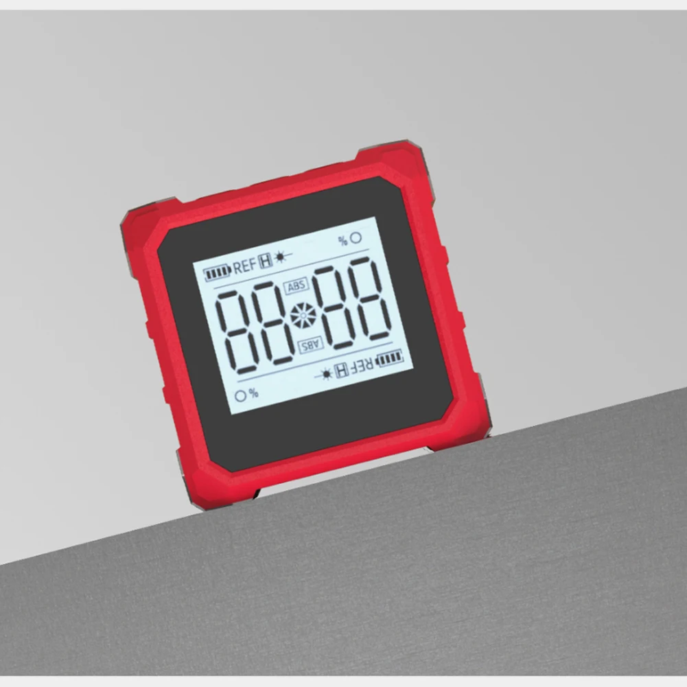 

Dual Laser Digital Inclinometer Handheld Angle Gauge 4 * 90 Inclinometer Magnetics Bottom Angle Slope Absolute Relative Measure