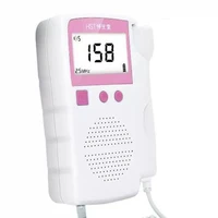 lcd digital display doppler fetal heart rate monitor for pregnant without radiation stethoscope listening to fetal heart rate