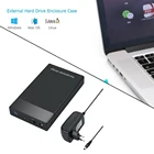 Корпус для внешнего жесткого диска 3,2 дюйма, 2,5 ТБ, с евровилкой