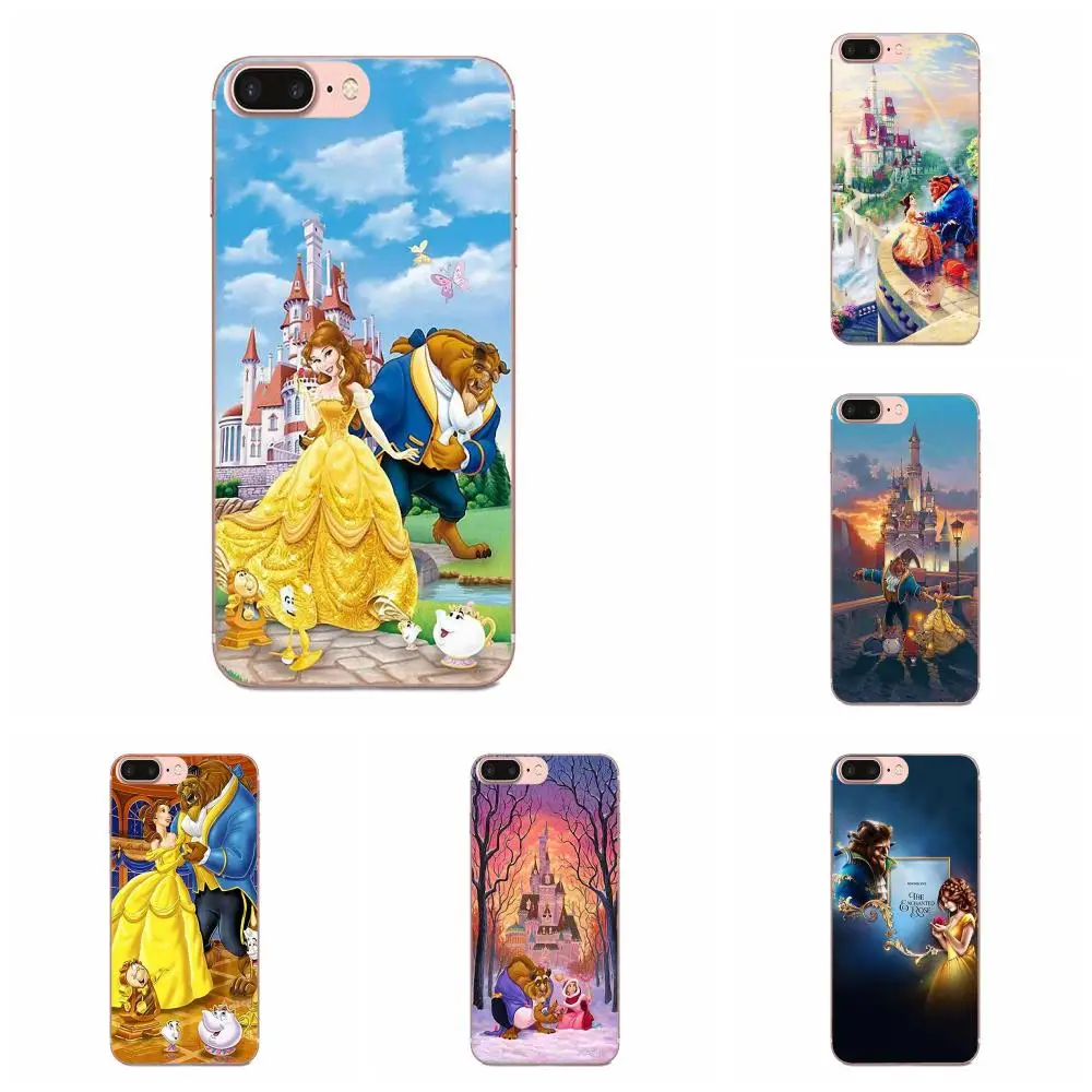 Красавица и Чудовище Роза для Xiao mi 3 4 4C 4i 5 5s 5X6 6X8 SE Pro Lite A1 Max x 2 Note Tpu чехол
