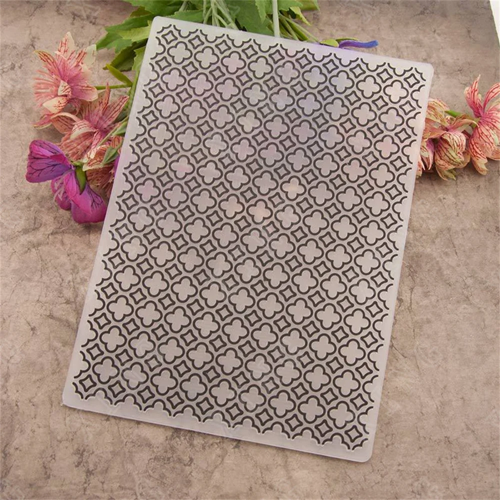 

Hot Sale Explosion Four Leaf Clover New 3d Embossed Folders Diy Make Paper Craft Wedding Card Scrapbooking Background Decoration