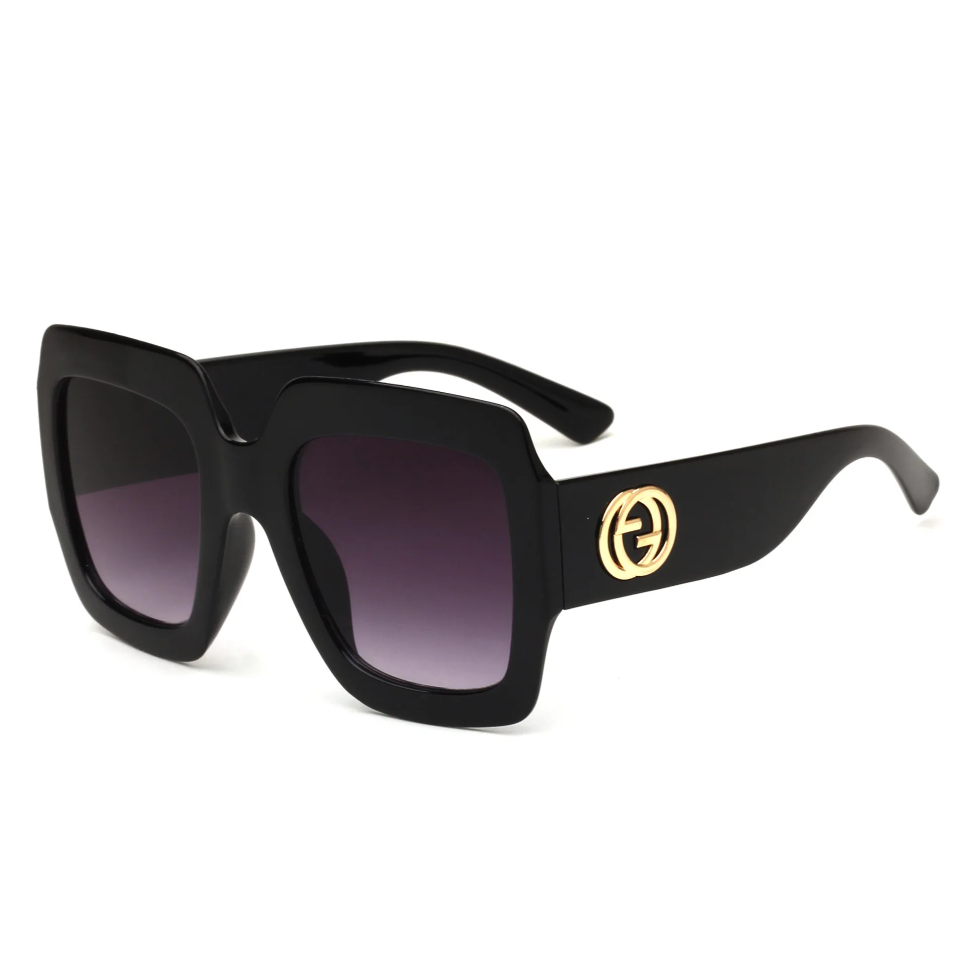 

2021 fashion brand design Sunglasses square glasses women travel elegant retro luxury men's Sunglasses lightweight trend UV400