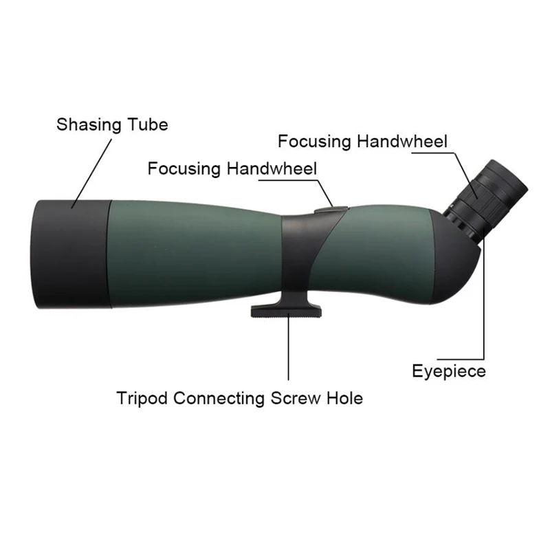25-75x70 Zoom HD Telescope Spotting Scope Waterproof Monocular with Universal Phone Adapter Mount Tripod Hunting Optics | Инструменты