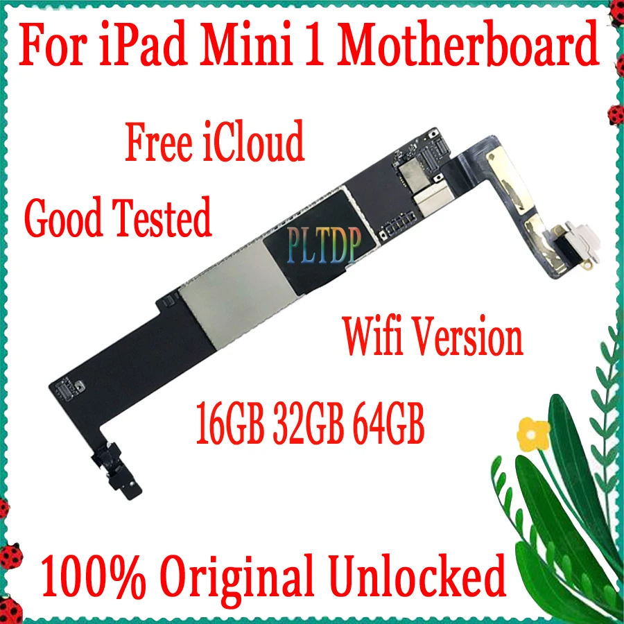 WIFI -Cellular 3G версия оригинальная разблокированная icloud для Ipad MINI 1 Материнская плата