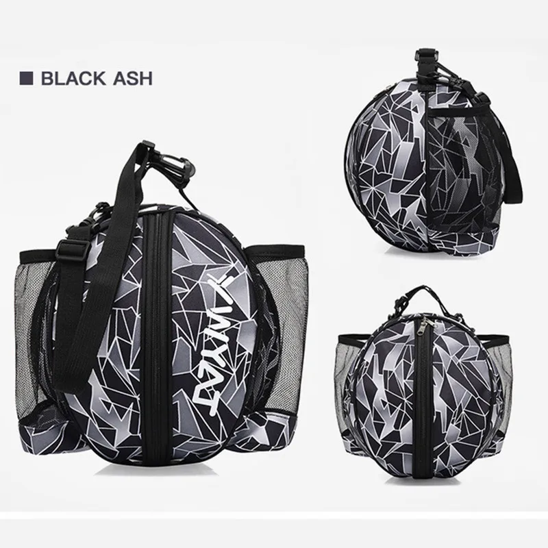 Сумка с круглым мячом водонепроницаемая тренировочная Наплечная для футбола