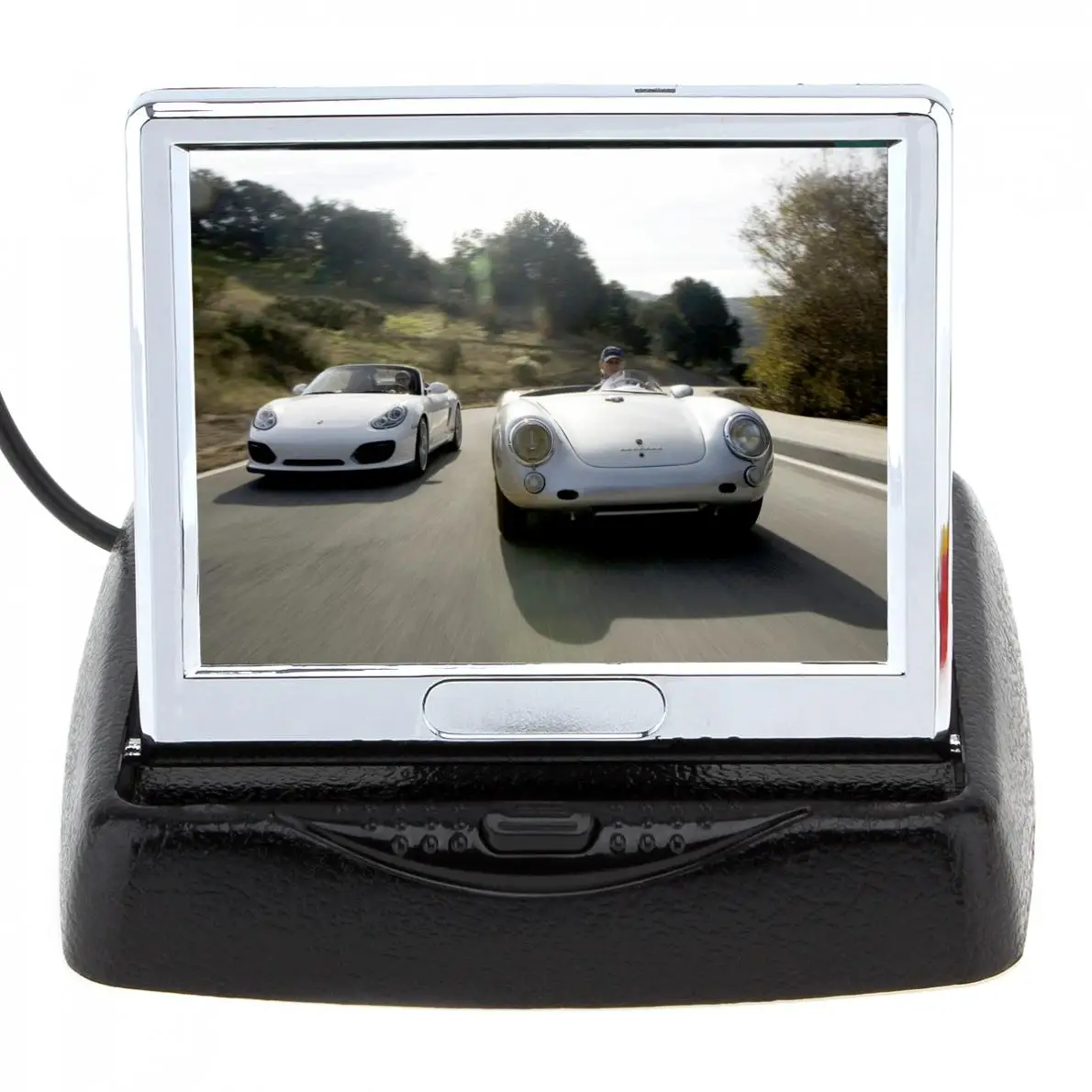 Складной автомобильный монитор заднего вида TFT LCD 3 5 дюйма HD парковочный с