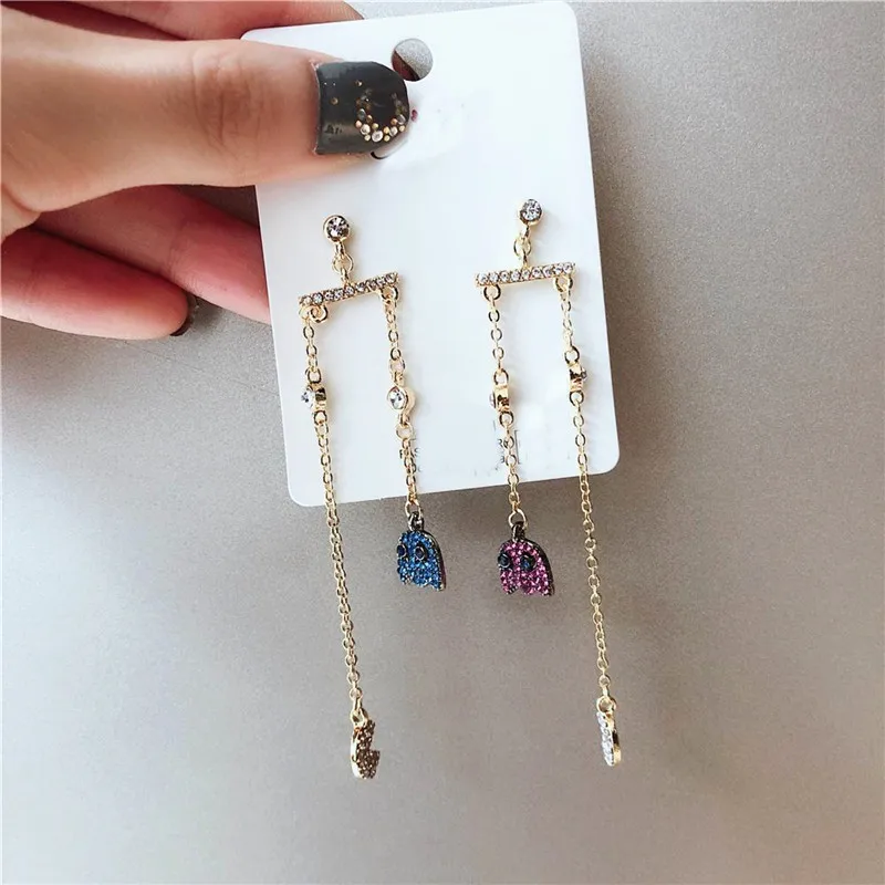 Новое поступление 2019 женские длинные серьги с жемчугом и кисточками корейская