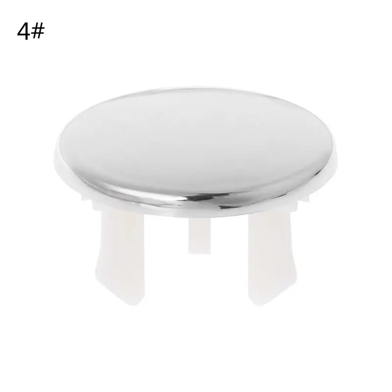 

Bathroom Basin Sink Overflow Ring Six-foot Round Insert Chrome Hole Cover Cap