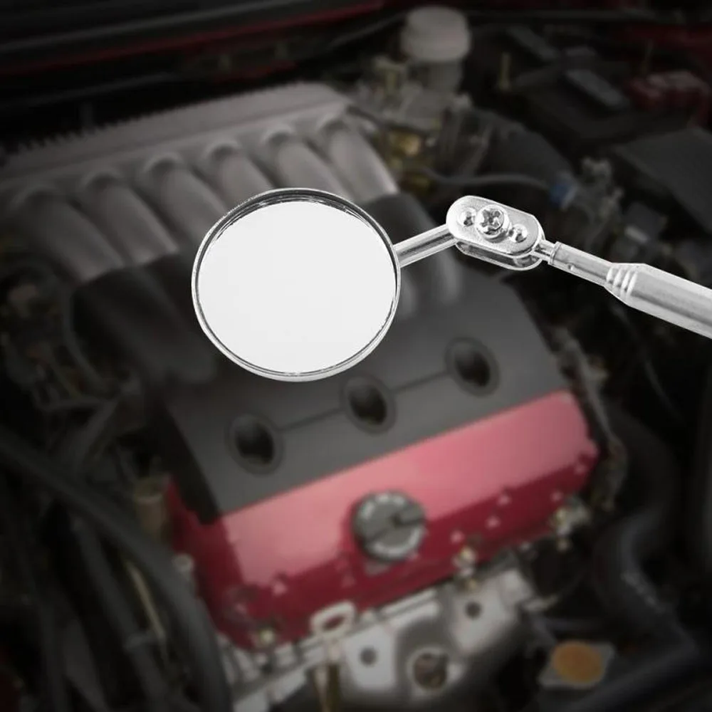

Car Telescopic Inspection Mirror Extending Detection Round Lens Hand Tool Auto Parts Telescopic Inspection Mirror