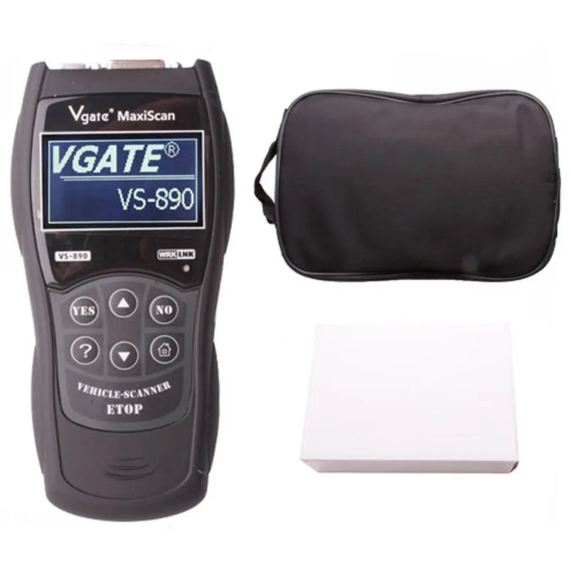 Профессиональный диагностический инструмент OBD2 EOBD VS890 MaxiScan Vgate OBD SCAN многоязычный