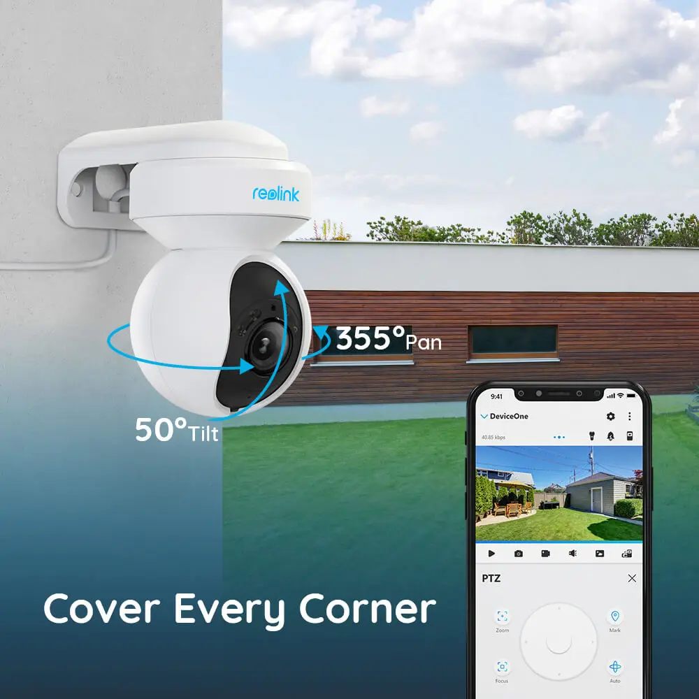 IP-камера Reolink 5 Мп PTZ E1 Wi-Fi | Безопасность и защита
