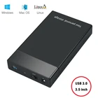 Внешний жесткий диск VKTECH с USB 3,0 на 3,5 дюйма, SATA III, 5 Гбитс