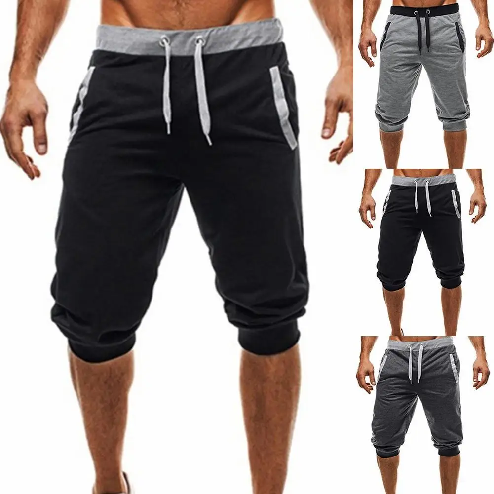 

New Fashion Mens Shorts Baggy Jogger Casual Slim Harem Short Slacks Casual Soft Cotton Trousers Shorts Summer For Men's Pants