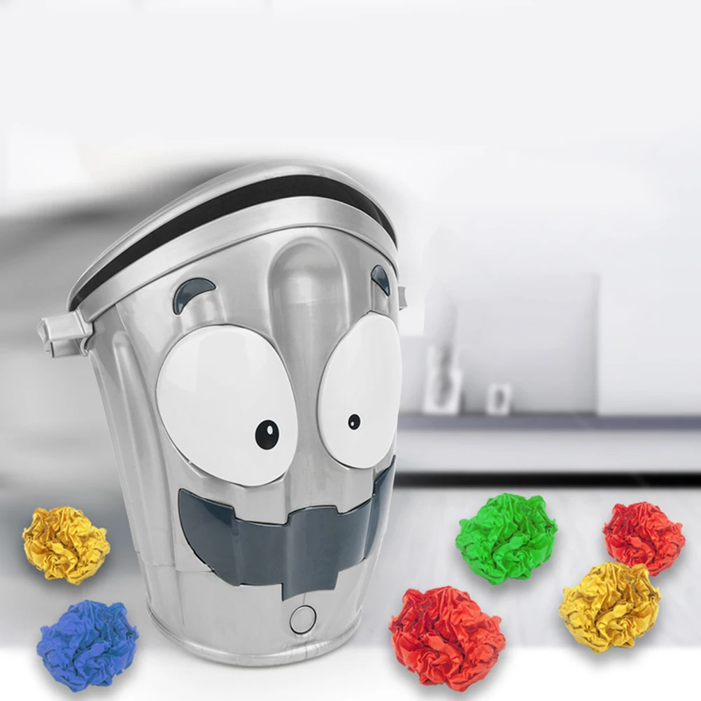 Мультяшная электрическая движущаяся мусорная корзина игрушки для декомпрессии