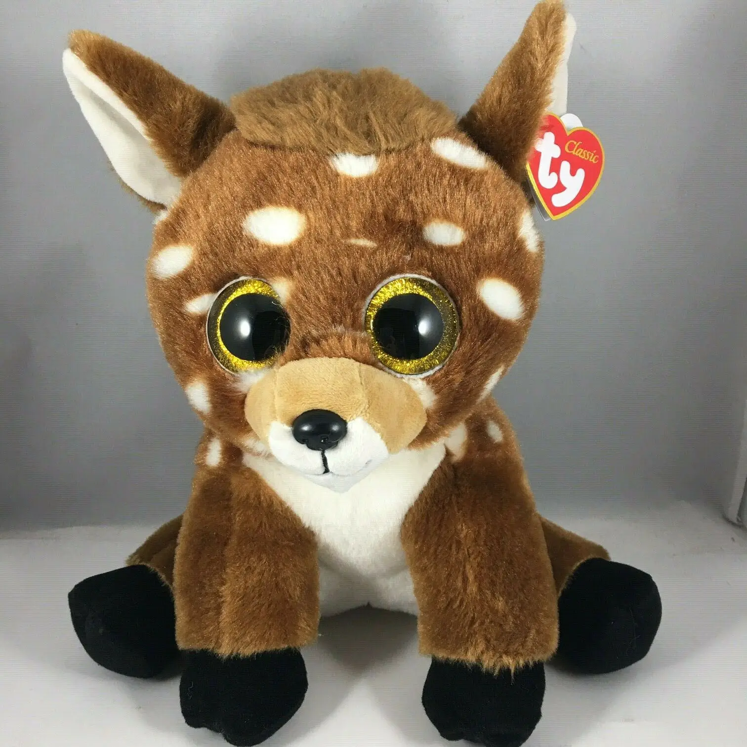 

15cm Ty Beanie Boos Christmas Series Brown Elk Stuffed Animal Plush Toys Children's Toys Souvenir Boys and Girls Birthday Gifts