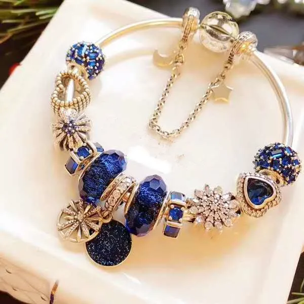 

DIY jewelry charm fashion 925 sterling silver original pan bracelet for women wishing tree jewelry gifts.