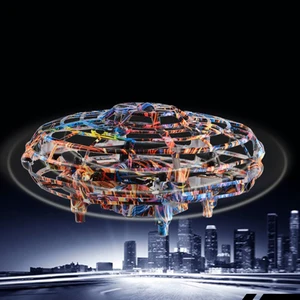 Мини летающий вертолет дудлинг НЛО Радиоуправляемый Дрон ручной зондирования flayaball Anticollision летательный аппарат 5 индукционный Квадрокоптер, Дрон детские игрушки