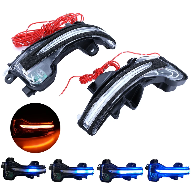 Динамический светодиодный указатели поворота крыло Зеркало заднего вида