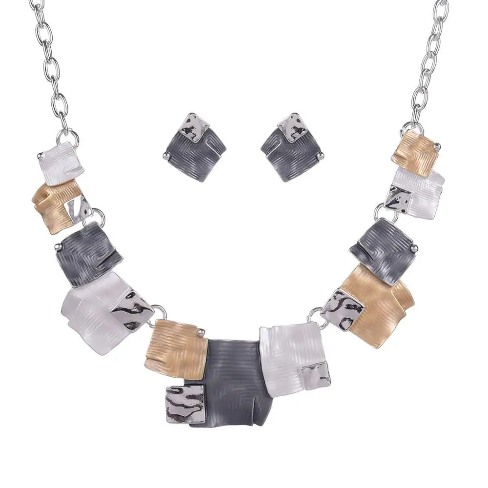 2019 Cring Коко в африканском стиле геометрические Ювелирные наборы леди Изысканный