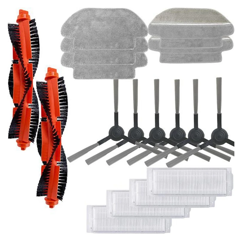 

Ilter Roller Spin Brush Mop Cloth for Xiaomi Roborock Mijia LDS/STYJ02YM/Conga 3490 Viomi V2 PRO V3 Robot Vacuum Cleane