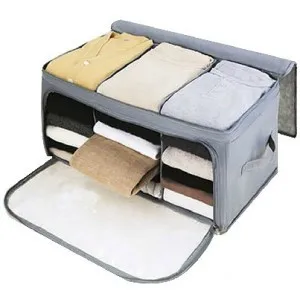 Складной нетканый материал двойная открытая коробка для хранения|Коробки и