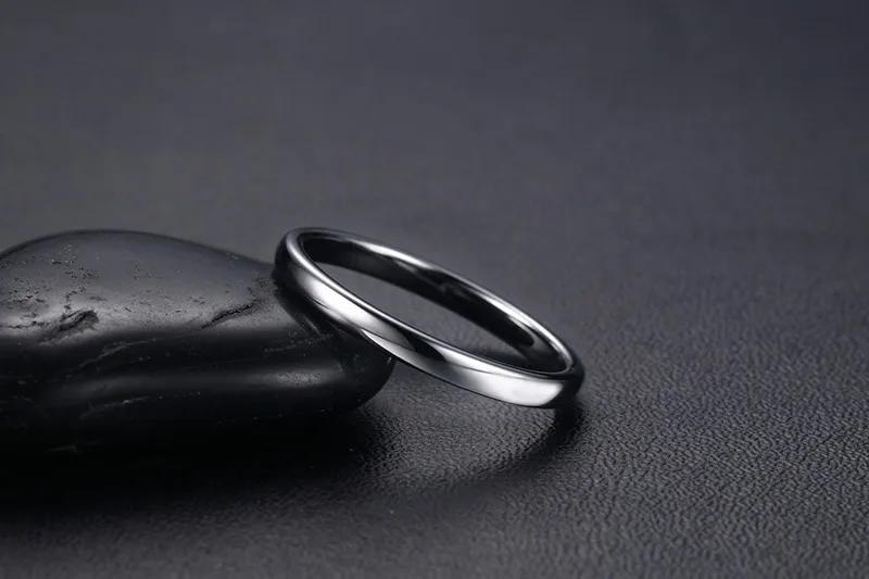 

European and American fashion titanium steel simple ring men's stainless steel jewelry