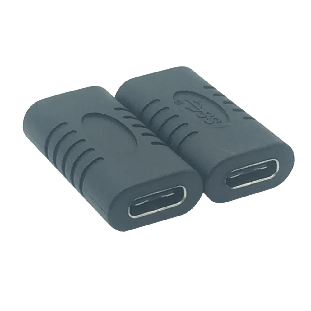 10 Гбит/с USB Type C адаптер конвертер Мама-мама портативный USB-C для зарядки и