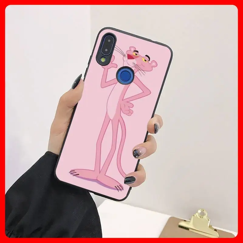 

Pink Panther Cute Phone Case For Huawei Mate 9 10 20 20x 30 40 Pro Lite Fundas Cover Smartphone