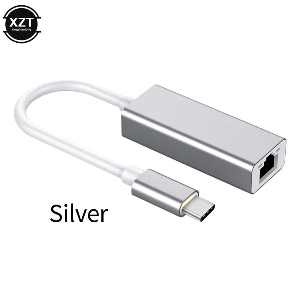 Сетевая карта USB с интерфейсом Ethernet и RJ45 адаптер для MacBook Pro Samsung Galaxy S9/S8/Note 9 Тип C |
