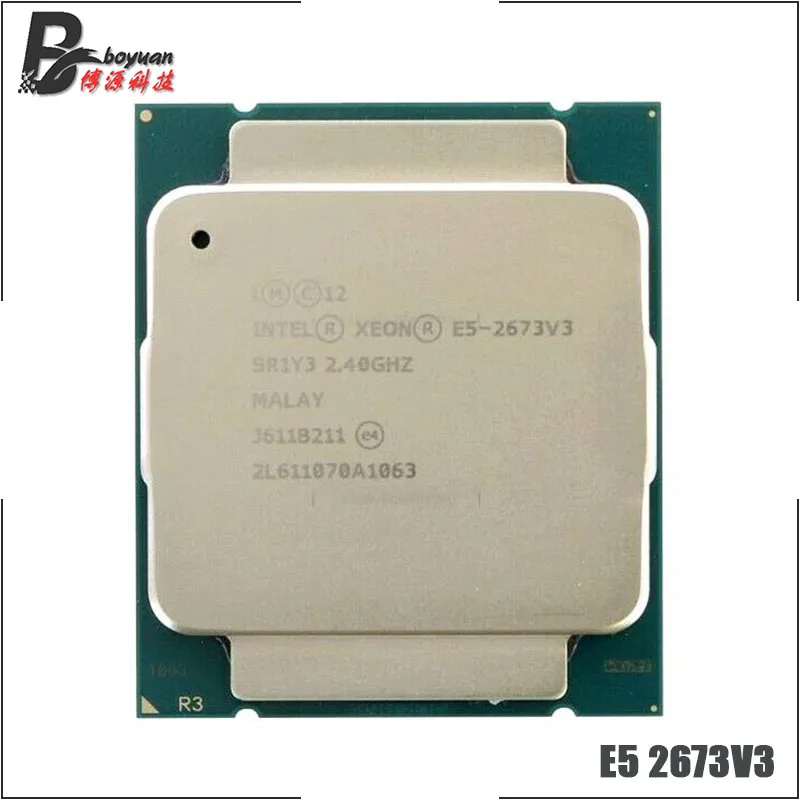 Процессор Intel Xeon E5-2673V3 E5 2673v3 2673 v3 2 4 ГГц двенадцатиядерный двадцать четыре потока