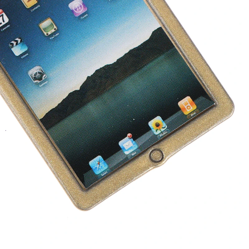 

1/12 Dollhouse Miniature Accessories Computer Model Simulation Tablet PC Toys For Dollhouse Decals New