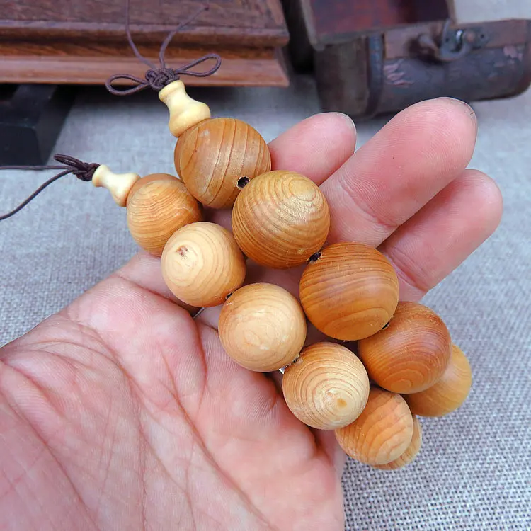 Диаметр 18-20 мм натуральный Taihang Thuja браслет из бисера Будды орнамент деревянный