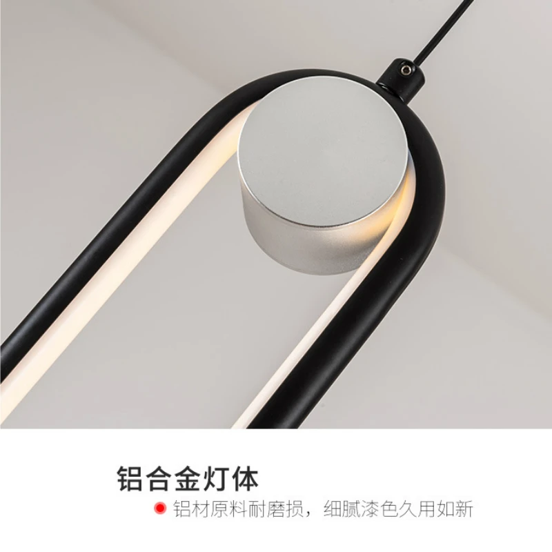 

A Nordic Simple Ring Aluminum Pendant Lights Bedroom Hanging Lamp Dining Room Furniture Living Room Decor LED Light AC 90-260V