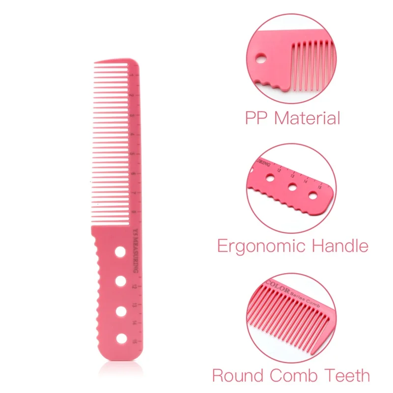 Расческа для стрижки волос со шкалой профессиональная расческа парикмахерских