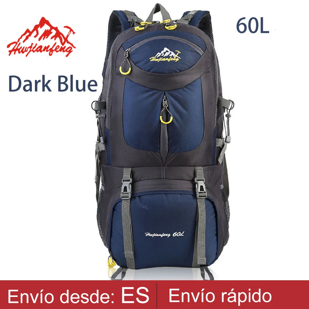 60L рюкзак для спорта на открытом воздухе водонепроницаемые сумки мужчин