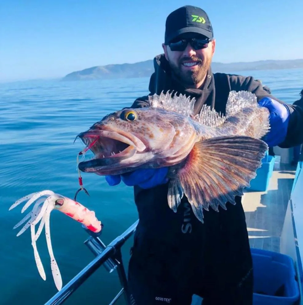 Рыболовная Мягкая приманка осьминог 15 см/60 г УФ свечение Calamar pesca mar для морской