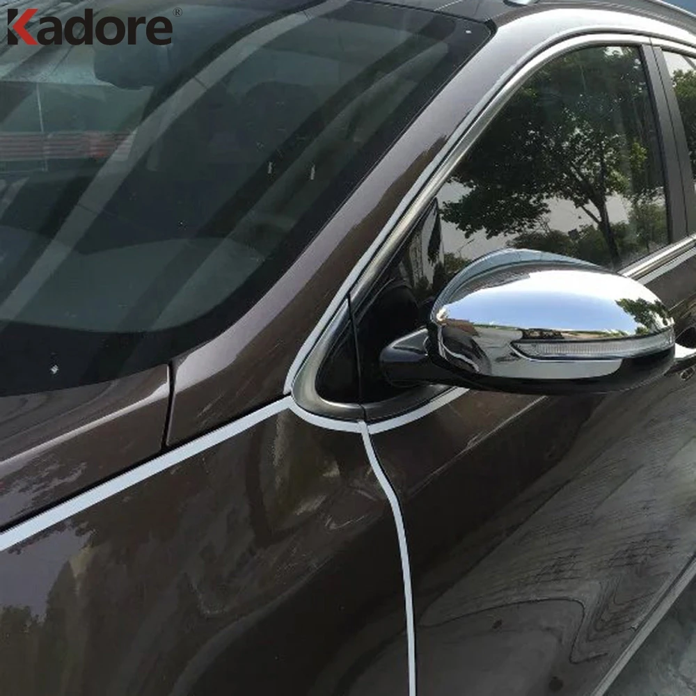 Для KIA Sportage 2017 2018 ABS Хромированная Боковая дверь зеркало заднего вида Чехлы