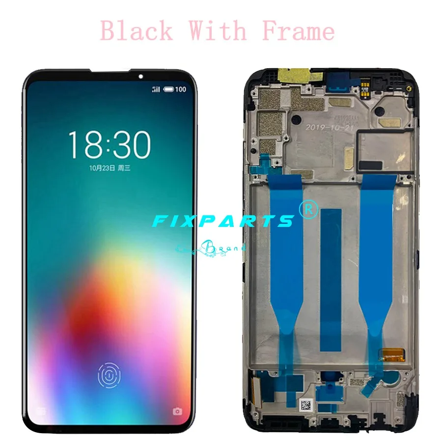 AMOLED экран для Origianl MEIZU 16 T ЖК дисплей кодирующий преобразователь сенсорного